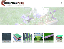 Tablet Screenshot of kompozitpark.com